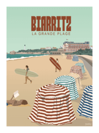 Biarritz la Grande Plage - Pauline Launay